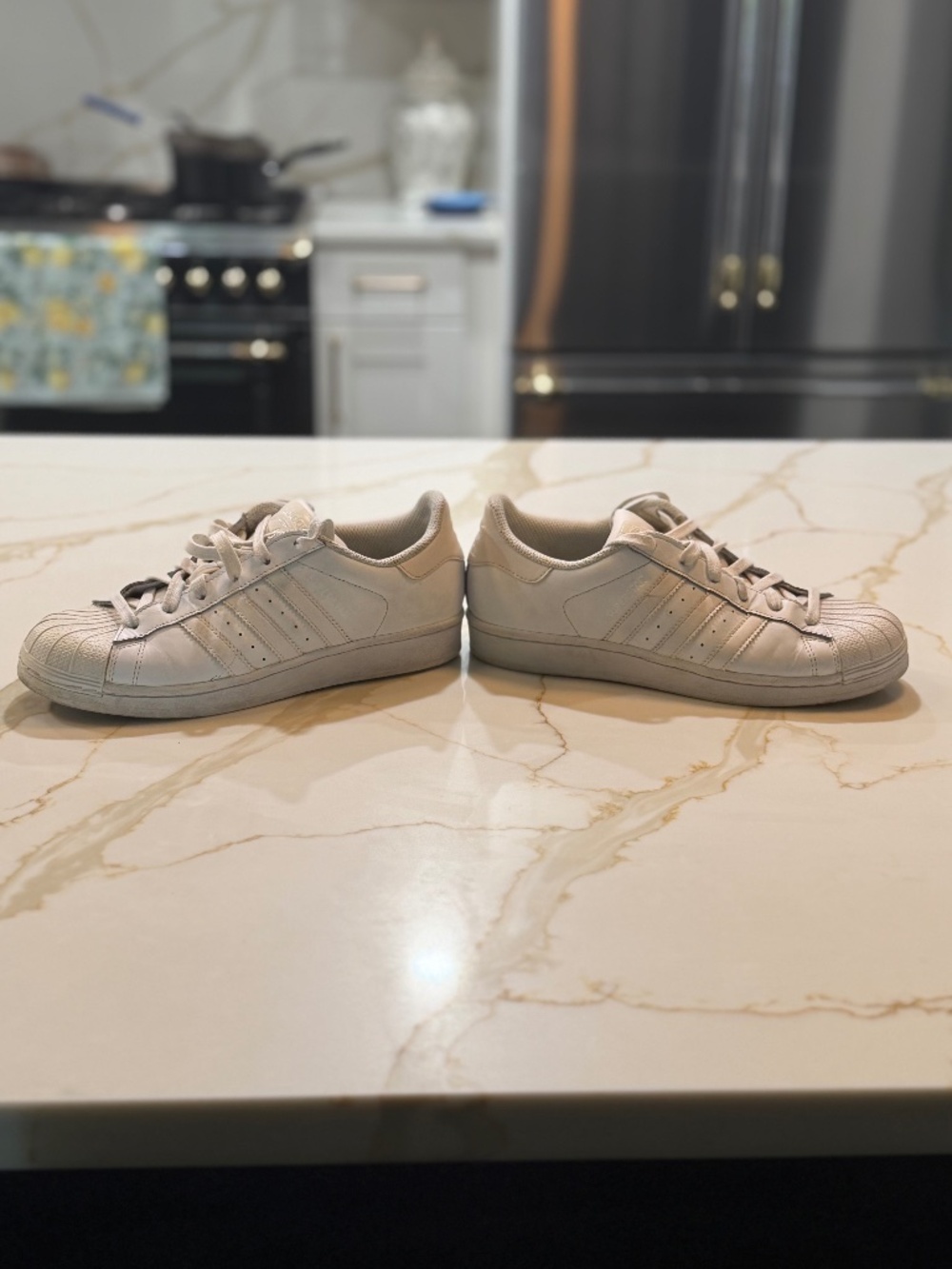 White Adidas All-Stars